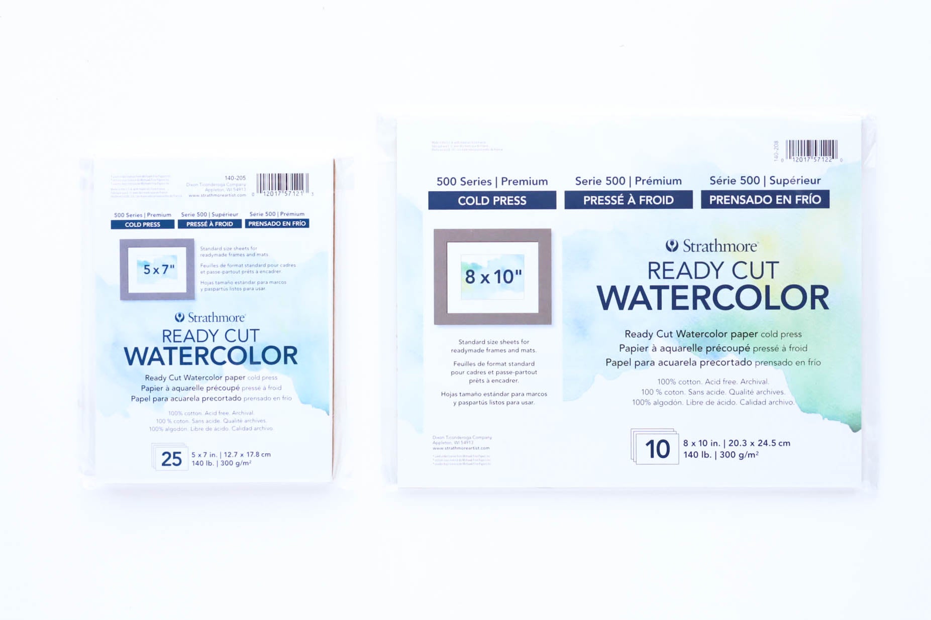 Strathmore Ready Cut Cold Press Watercolor Paper, this handy, no fuss stack of unbound, archival watercolor paper comes in a resealable…