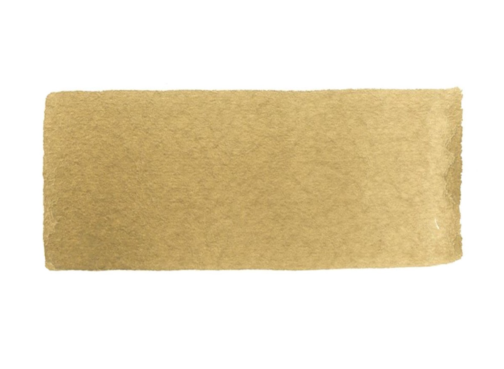 A hand painted swatch of French Ochre Sahara.